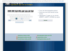 Tablet Screenshot of dactylographie-online.com